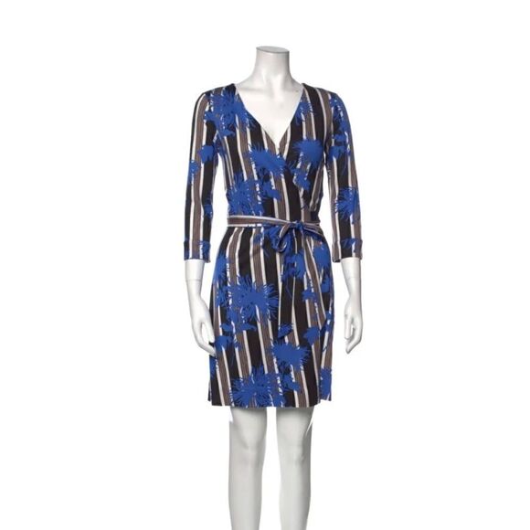 Diane Von Furstenberg Silk Dress Size 00 - Picture 1 of 5